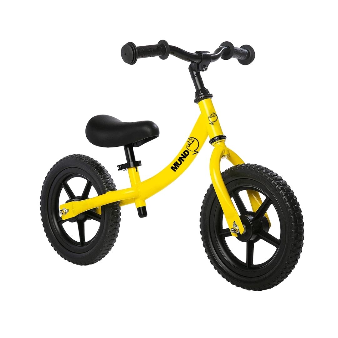 Bicicleta de aprendizaje sin pedales starter yellow Mundo Petit - Mundo  Petit