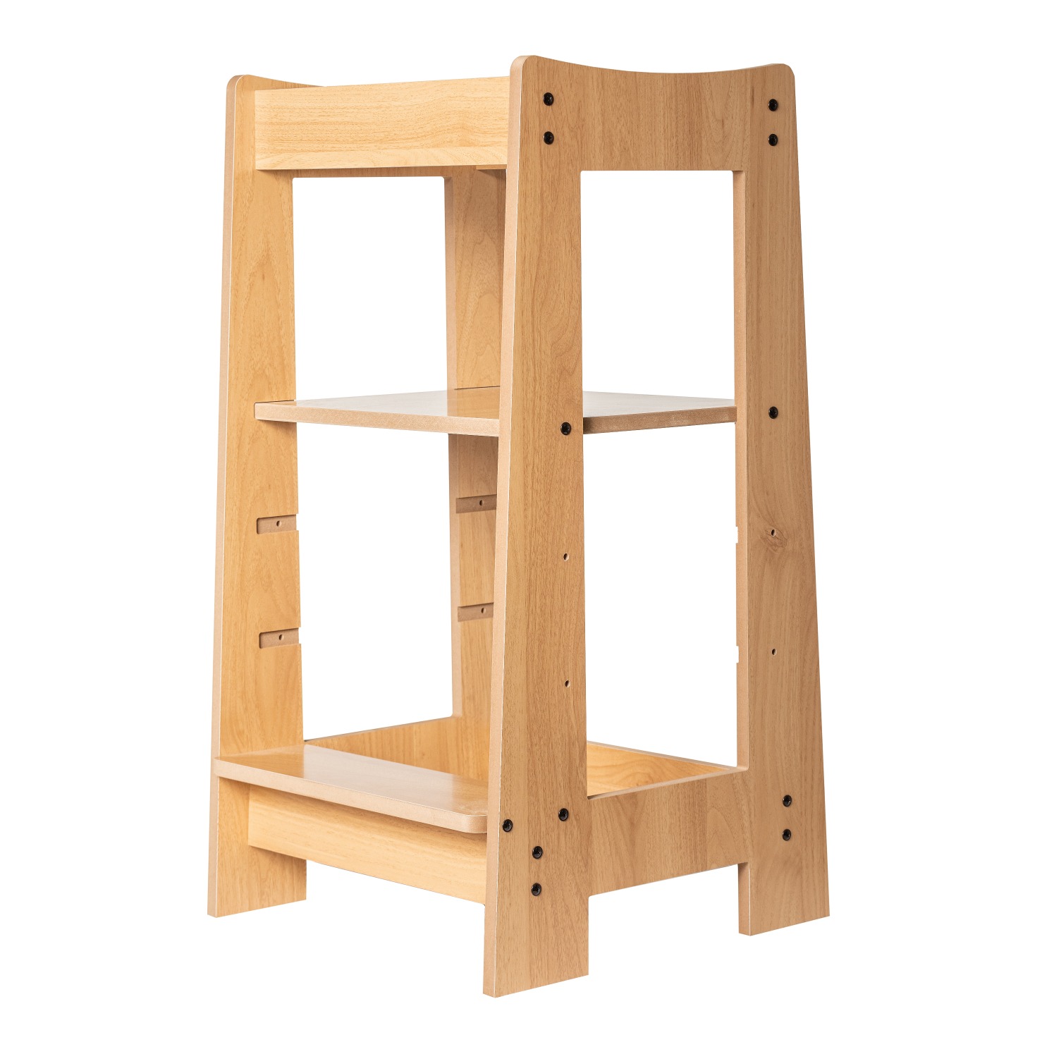 Torre de aprendizaje Montessori de madera para niños